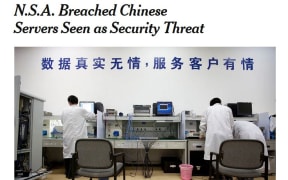 New York Times report on NSA hacking of Huawei