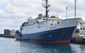 The E/V Nautilus arrived in Rarotonga yesterday and will be officially welcomed at Avatiu Wharf this morning. TEITIMOANA TAIRI/25102115