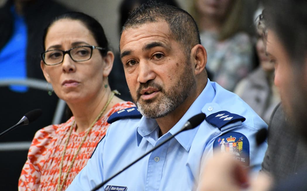 Rotorua area commander Inspector Herby Ngawhika at a previous council meeting.