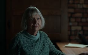 Still from the New Zealand short film Stella showing actor Elizabeth McCrae in the title role.