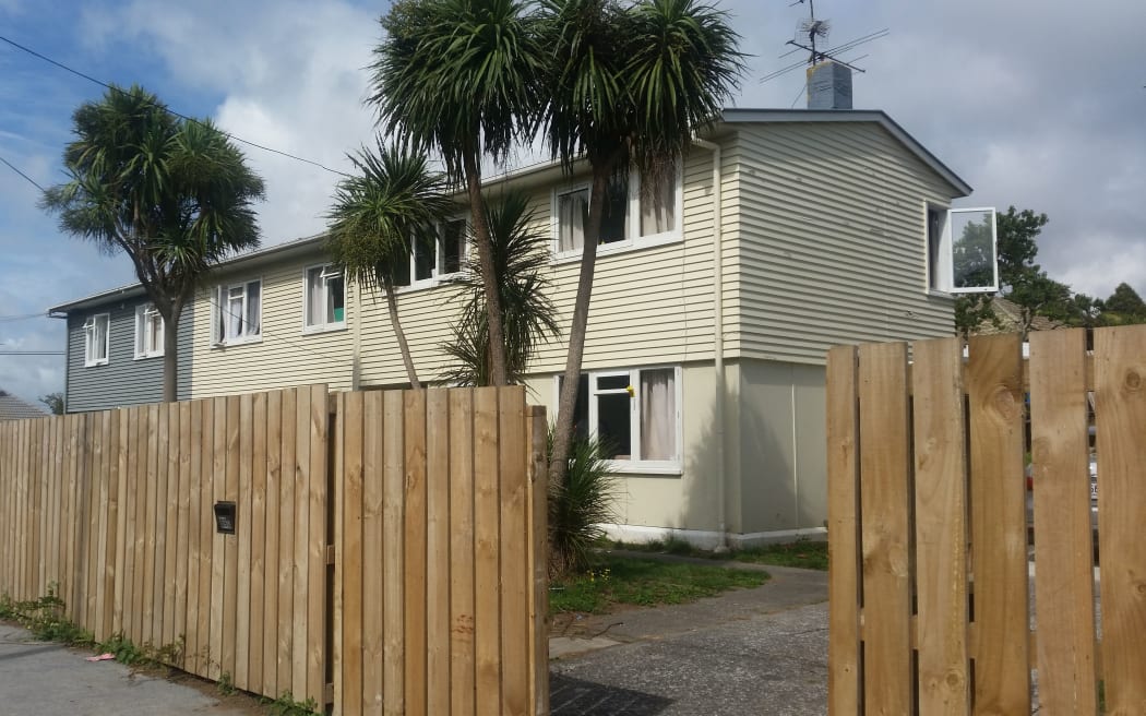 The house on Tripoli Road in Panmure, where fighting broke out.