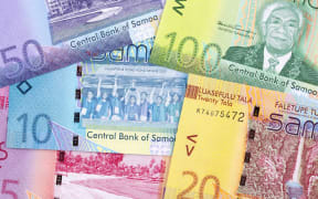Samoan currency.
