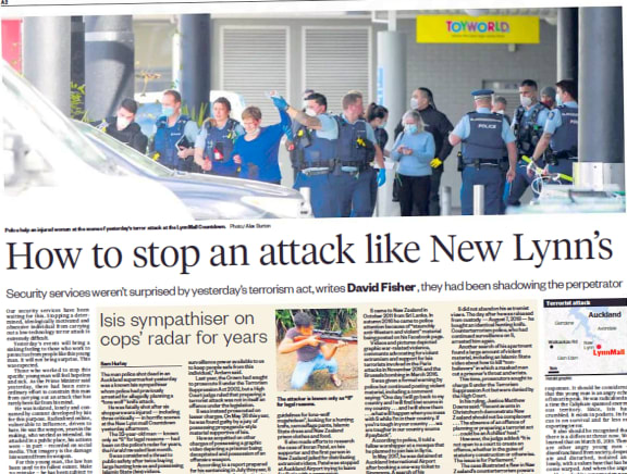 The Herald's David Fisher in the Weekend Herald on our anti-terror laws.