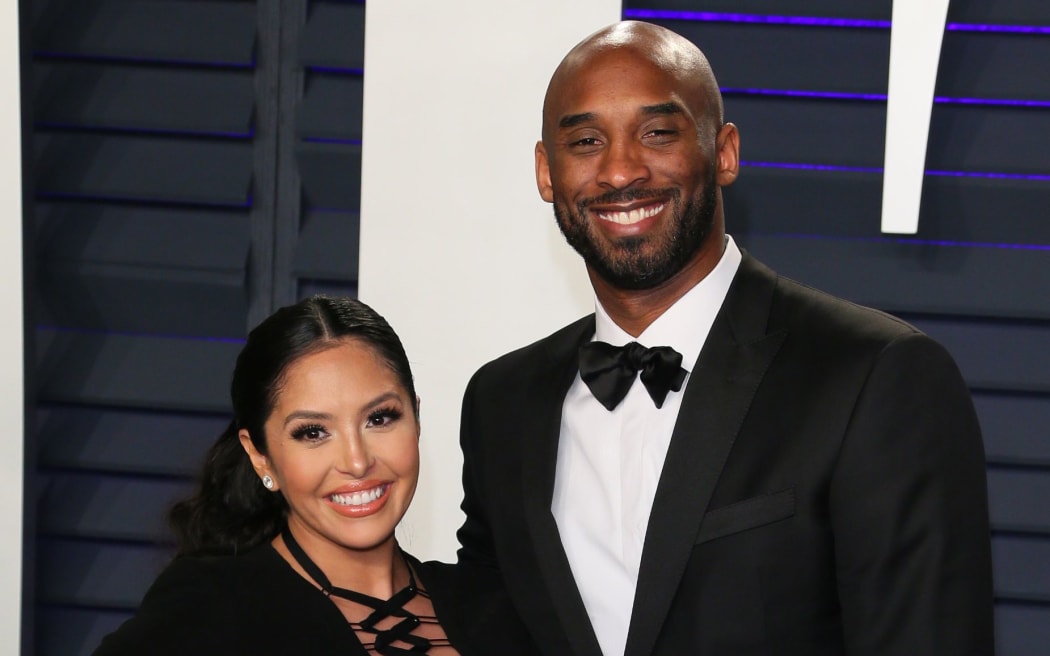 US basketball player Kobe Bryant and wife Vanessa Laine Bryant attend the 2019 Vanity Fair Oscar Party following the 91st Academy Awards at The Wallis Annenberg Center for the Performing Arts in Beverly Hills on February 24, 2019.