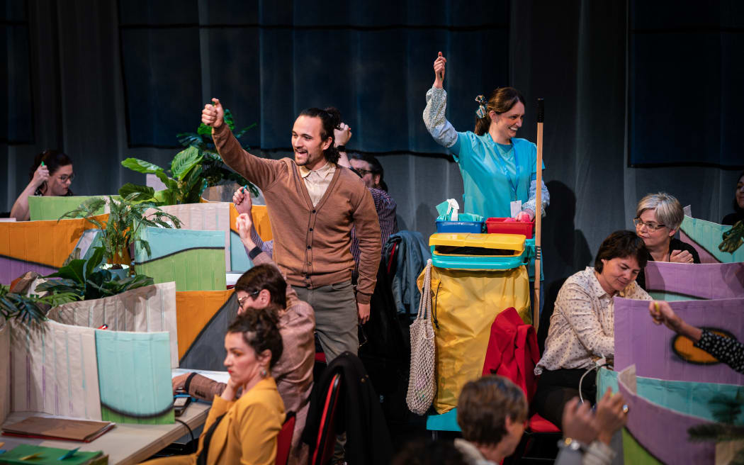 Performance of Indian Ink Theatre Company's performance of Dirty Work
