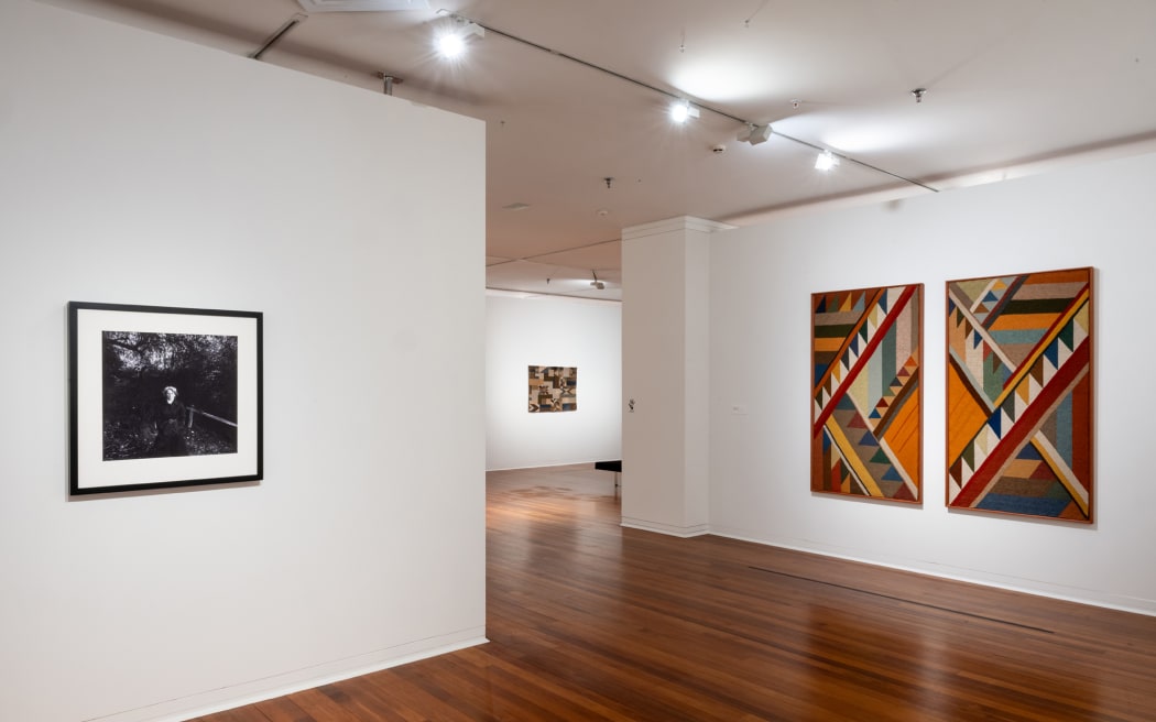 Margery Blackman: Weaving, Life. Installation view, Dunedin Public Art Gallery 2024