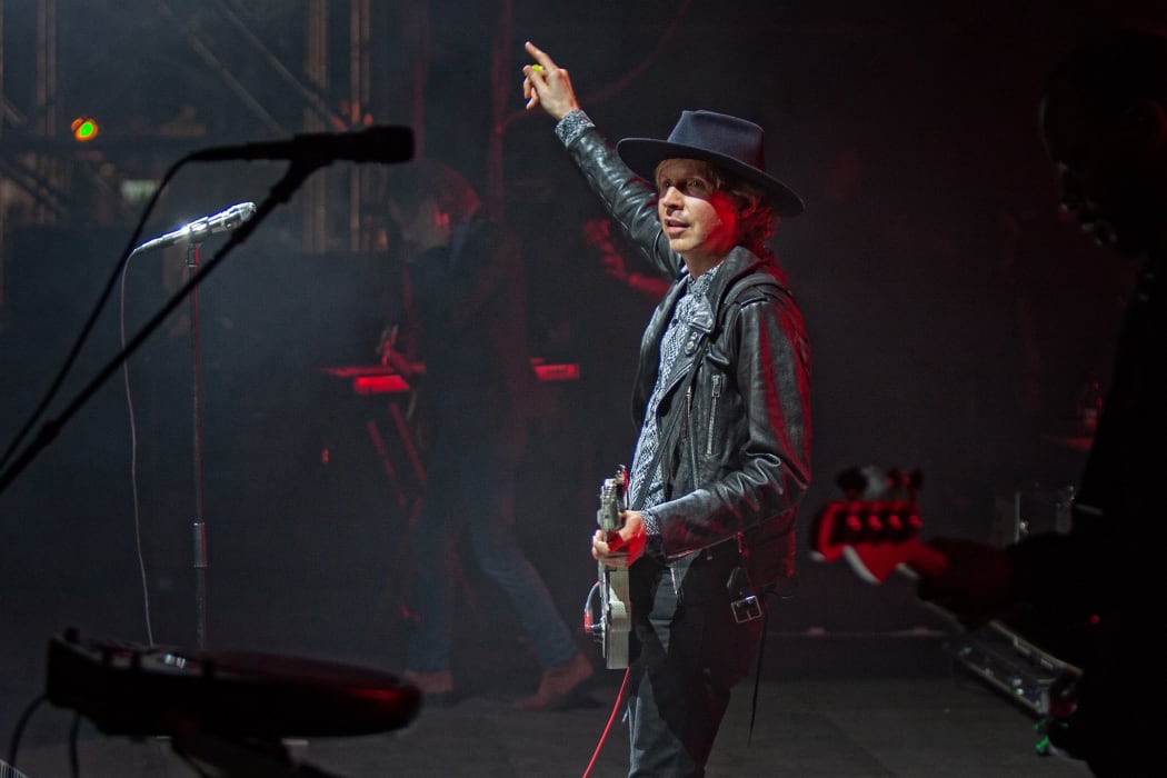 Beck performs at Auckland City Limits.