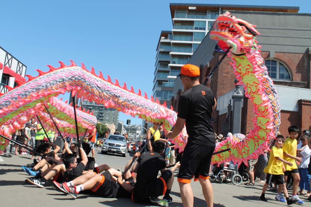 Dragon Dancers herald the year of the fire monkey
