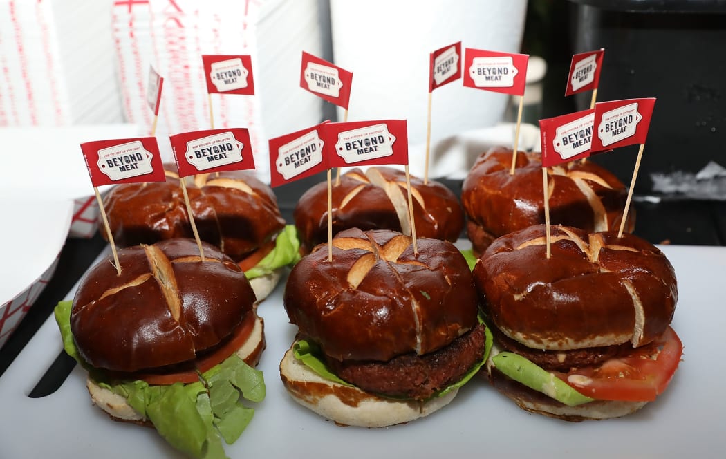 The Beyond Burger made from Beyond Meat being served in the US.