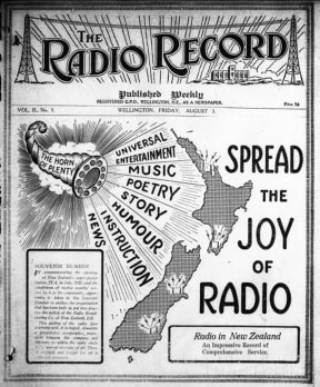 Radio Record magazine,  03 August 1928.