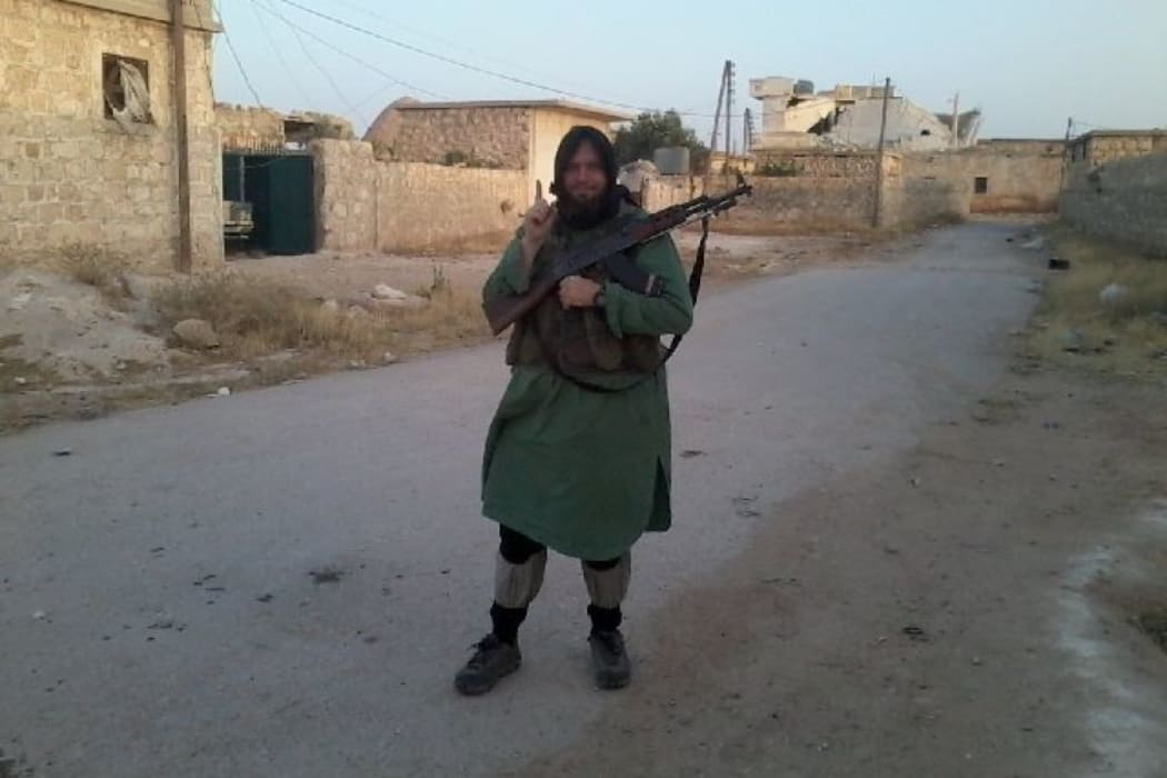 Mark Taylor during his time with ISIS.