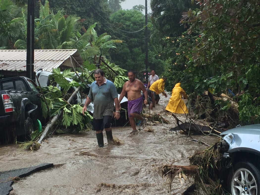 Tahiti's east hit by deluge
