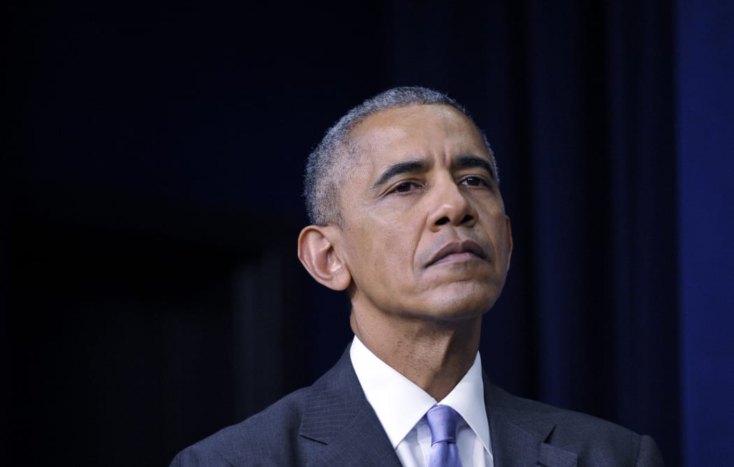 A photo of Barack Obama taken on December 13, 2016.