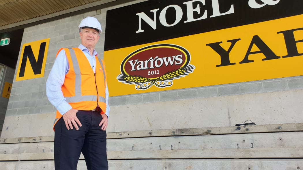 Taranaki Regional Council corporate services director Mike Nield at Yarrow Stadium.