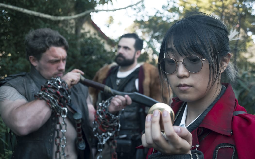 Juniper Zhou, Kemys Tubbs and Maxwell ‘Turoa’ Nicholson