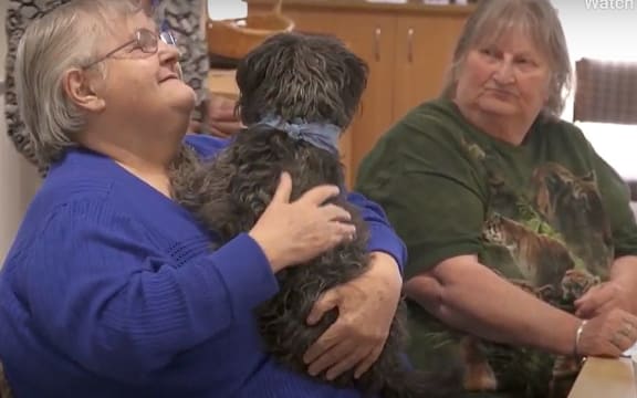 A dog visit by Age Concern Canterbury