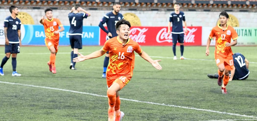Tshering Dorji's first half strike was the difference as Bhutan beat Guam 1-0 in Thimphu.