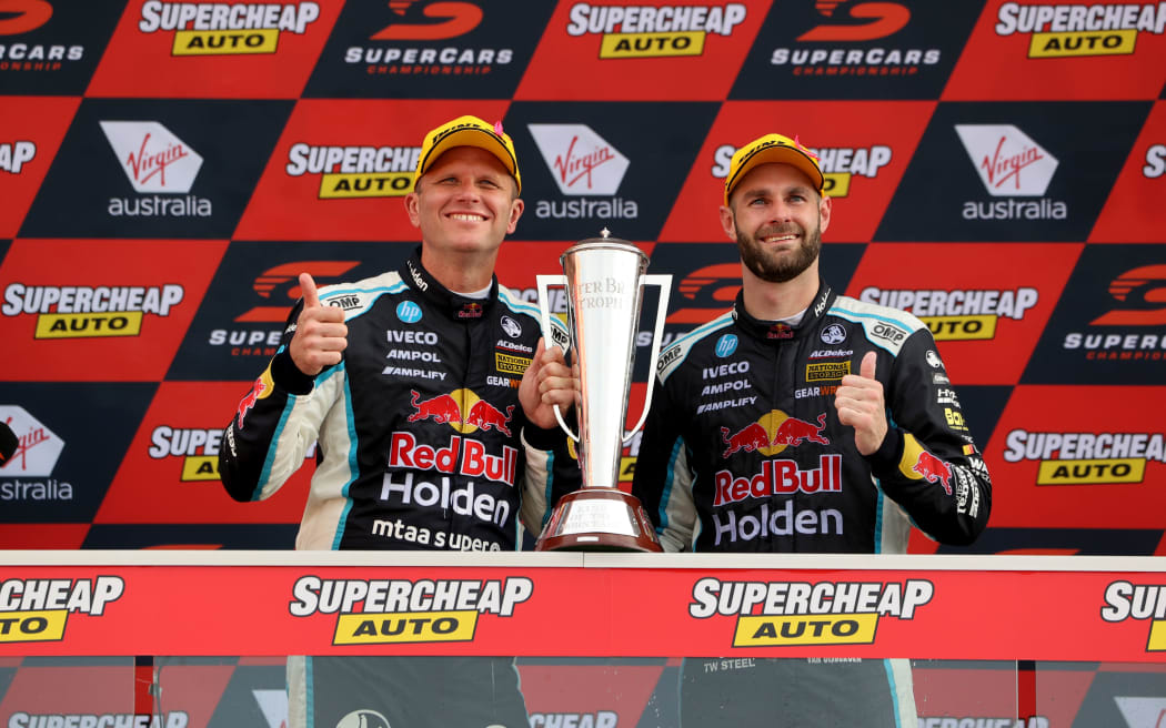 Shane van Gisbergen & Garth Tander winners of the 2020 Bathurst 1000.