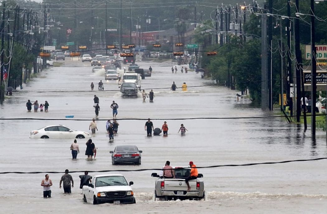 Flooding in Houston.