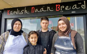 Kazimiya Shahwali and her family