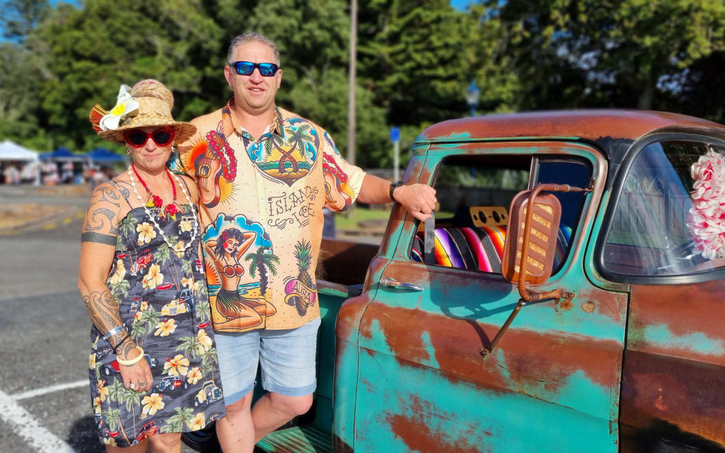 Americarna 2024 in Taranaki is a celebration of American car culture.
Shelley and Mike Bowen's 59 Chevy Apache pick-up truck looks like it did when it first arrived from the United States.