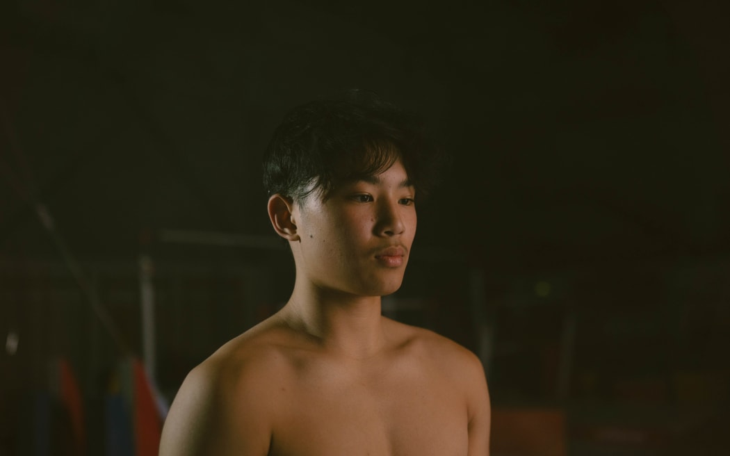 Filipino-Kiwi gymnast Kenzo Santayana