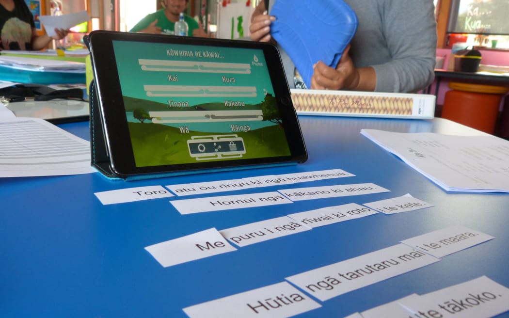 iPad with app