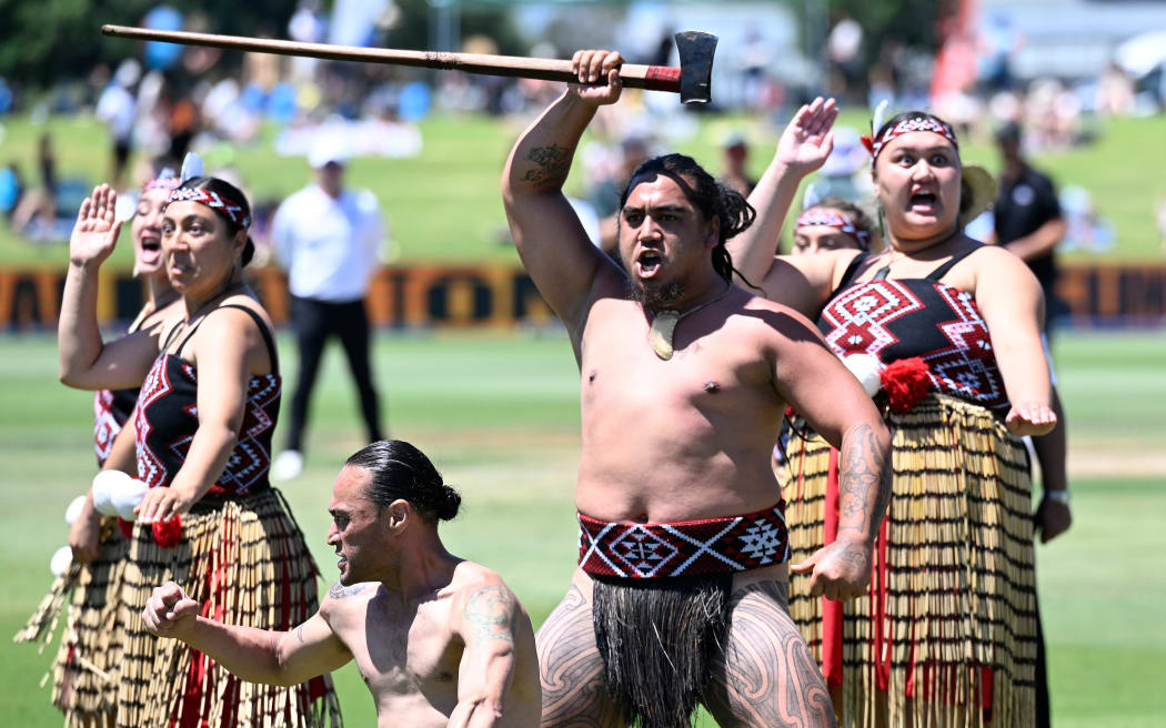 A Kapa Haka performance marked Waitangi Day at the lunch break on day three.