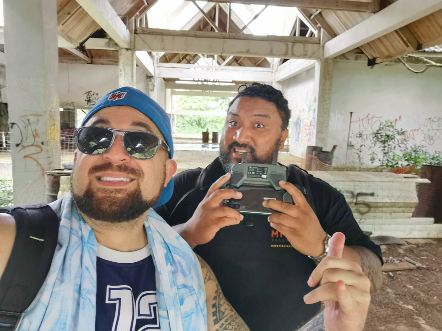 Tuki Laumea, Director, and Faanati Mamea. DOP