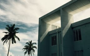 Samoa parliament offices.