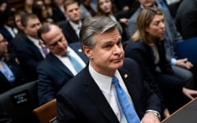 FBI director Christopher Wray arrives at a full committee hearing on "Oversight of the Federal Bureau of Investigation" on Capitol Hill February 5, 2020, in Washington, DC.