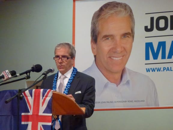 John Palino launching his mayoral campaign on Saturday.