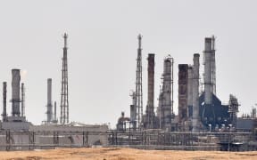 An Aramco oil facility near al-Khurj area, just south of the Saudi capital Riyadh. Saudi Arabia has raced to restart operations at oil plants hit by drone attacks