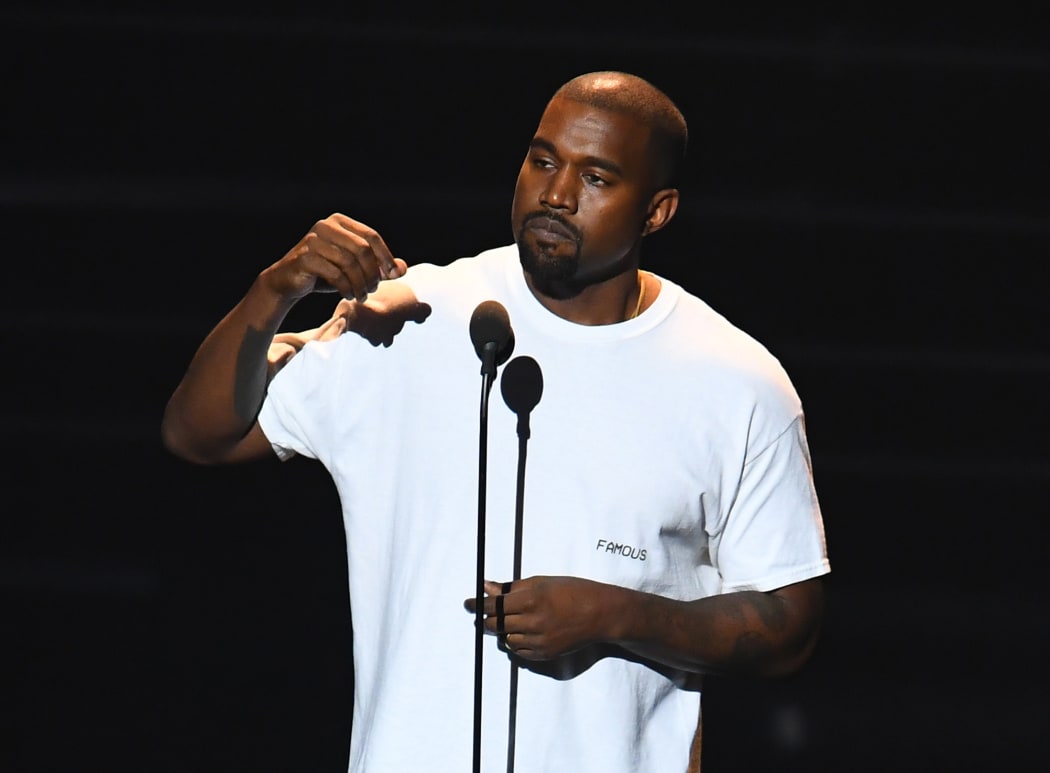 Kanye West performs during the 2016 MTV Video Music Awards, New York, August.