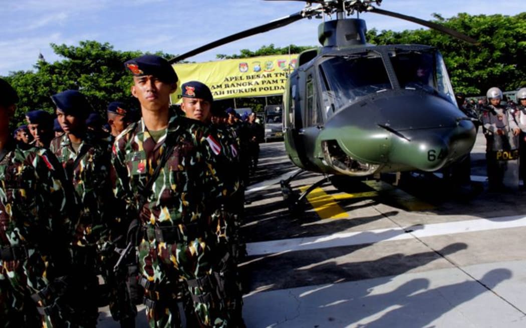 Indonesian troops, Papua