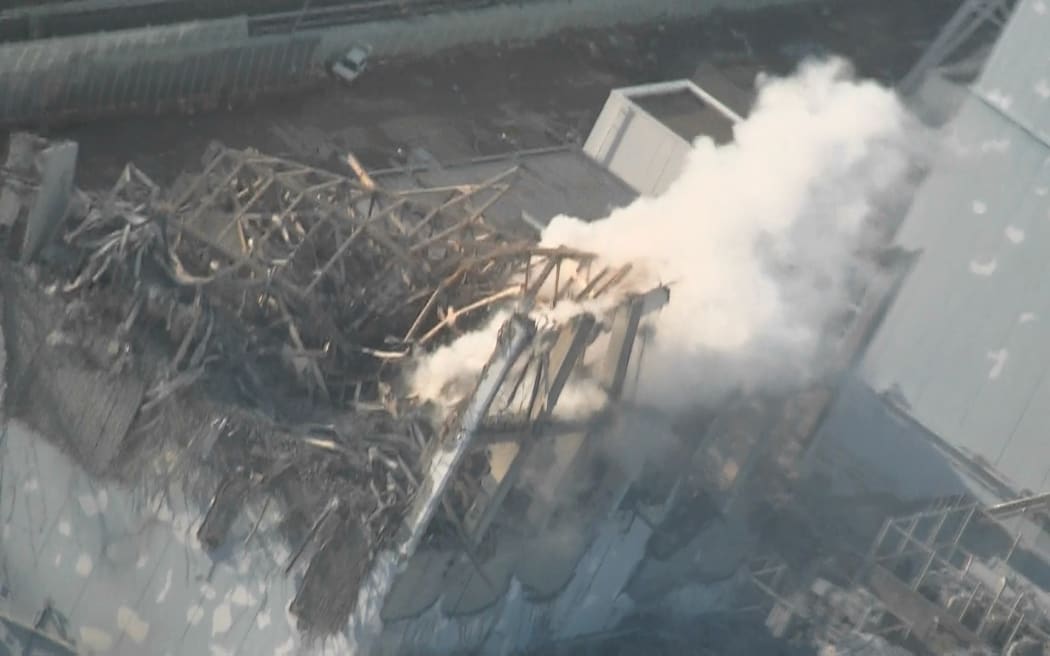 Fukushima Daiichi Nuclear Power Station following the 2011 earthquake.