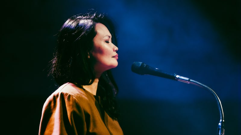 Bic Runga performs at Auckland Town Hall on 29 July, 2023.