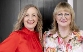 Portrait of Angela and Theresa Gattung.
