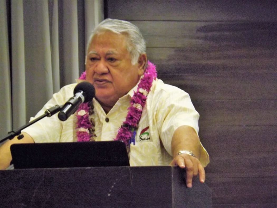 Samoa PM and Police Minister, Tuilaepa Sailele Malielegoai