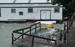 The Boathouse on Nelson's waterfront.