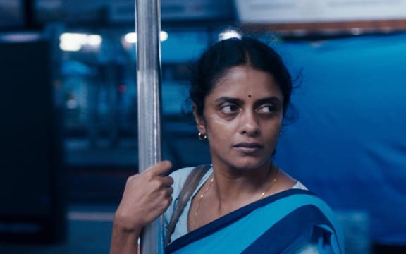 Kani Kusruti as Prabha in All We Imagine as Light.