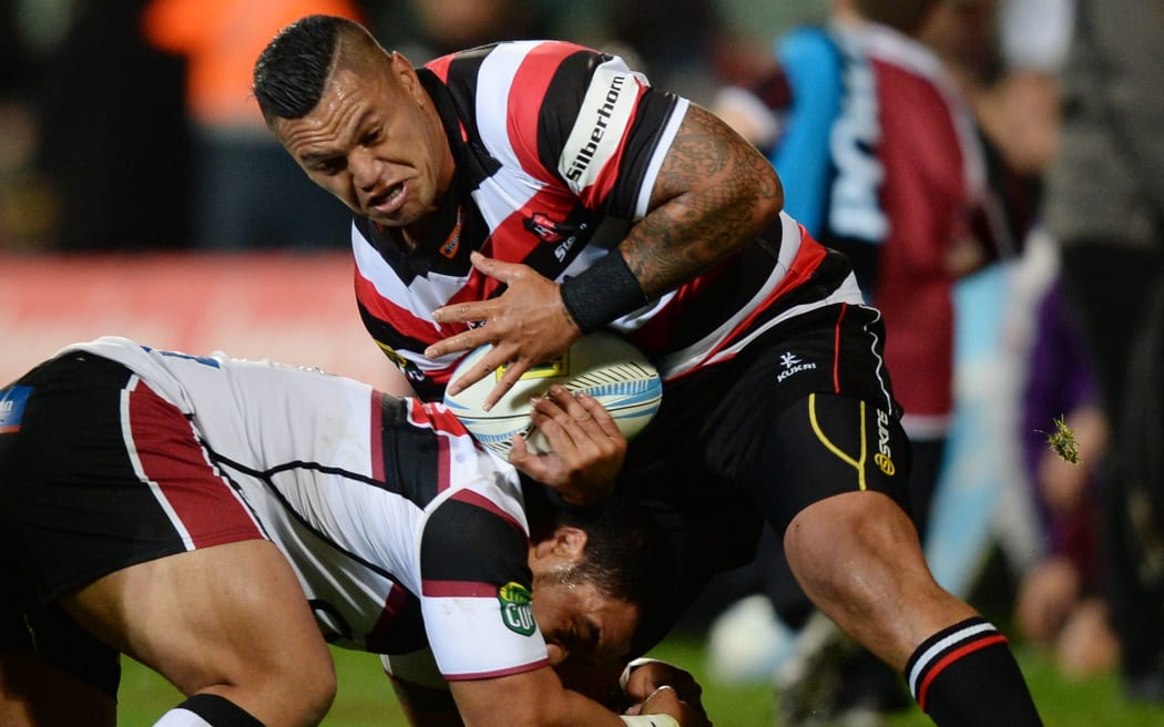 Hika Elliott. ITM Cup provincial rugby. Harbour v Counties, North Harbour Stadium, Auckland.