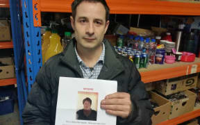 Daniel Talbot has been using his office to house a group of volunteers who will continue to search for Ms Berrington.