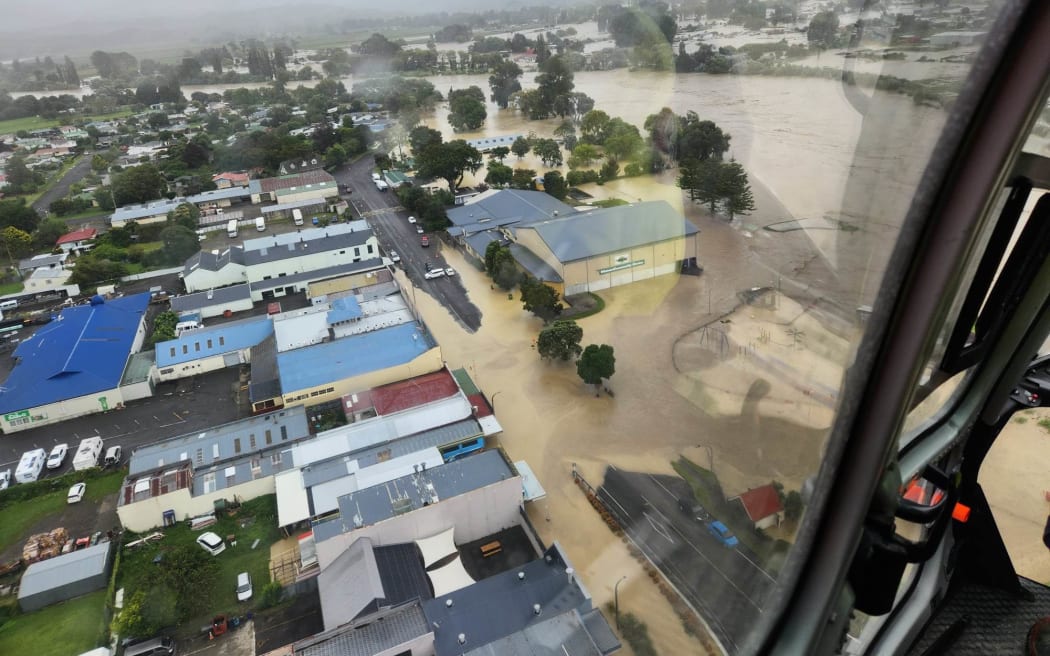 Wairoa in northern Hawke's Bay after the Wairoa River burst its banks.