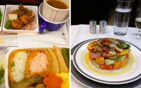 Economy and first-class food