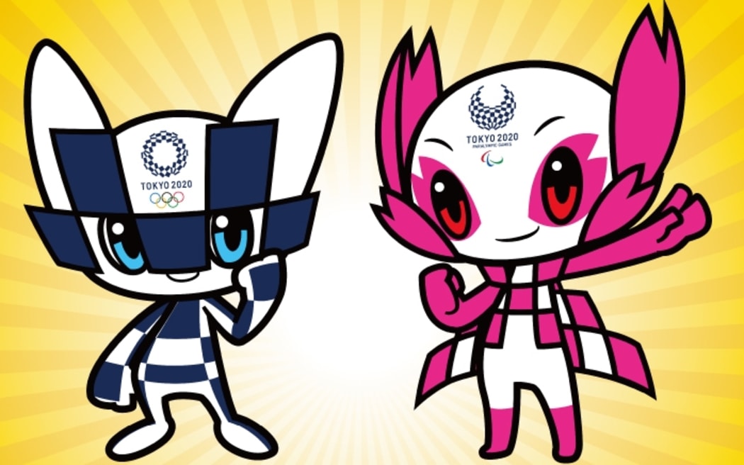Tokyo 2020 Olympic mascots whose names are yet to be decided.