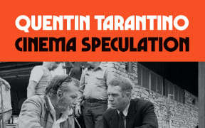 A crop of the cover of Quentin Tarantino's book Cinema Speculation