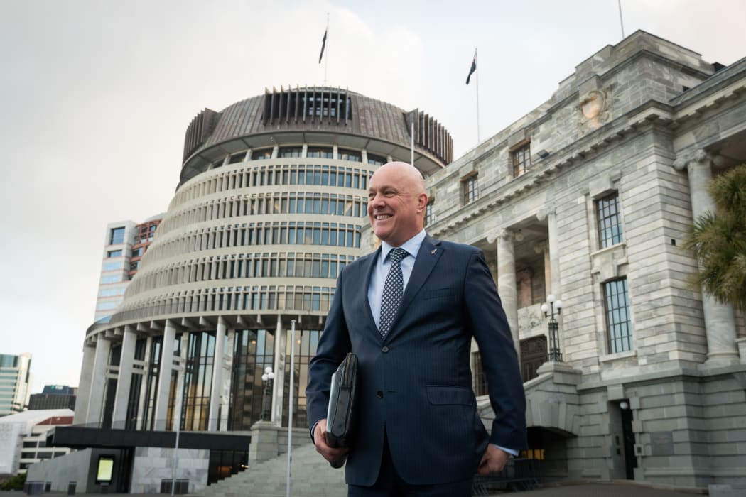 National Party leader Christopher Luxon.