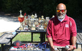 Georgio Vaka'uta is known as the Jonah Lomu of Petanque.