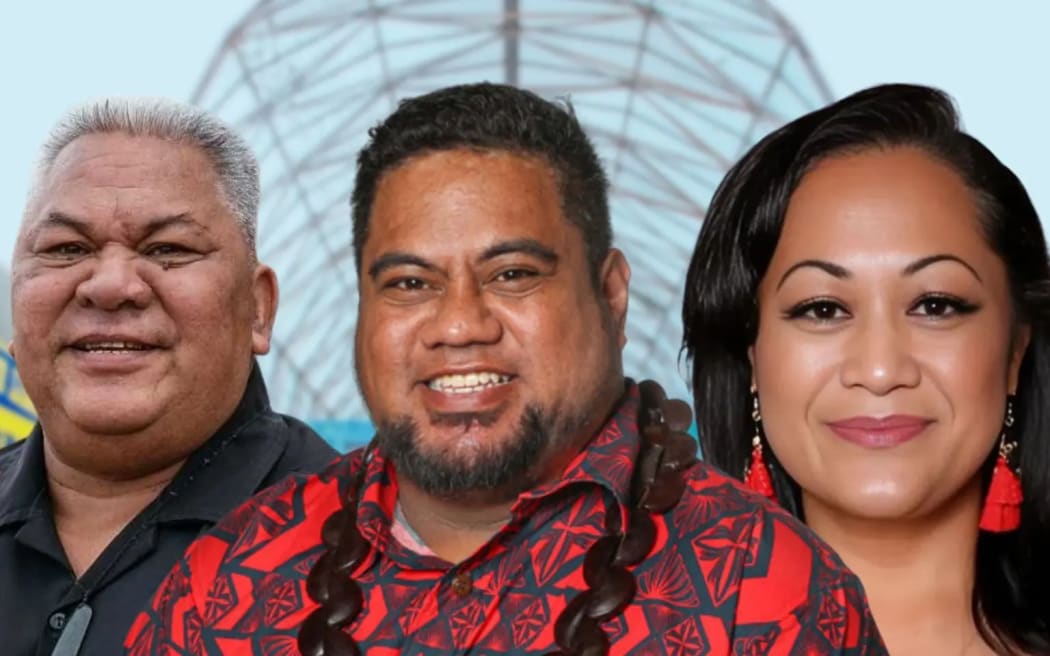 South Auckland leaders, from left, Alf Filipaina, Apulu Reece Autagavaia and Lotu Fuli, are calling for a bigger share of Auckland Council’s Fix It Finish Fund.